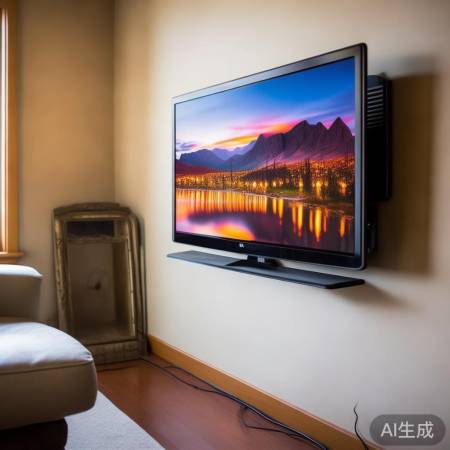 挂大屏电视，安全挂架，美观布线