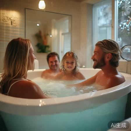 500升大容量，恒温热水，全家