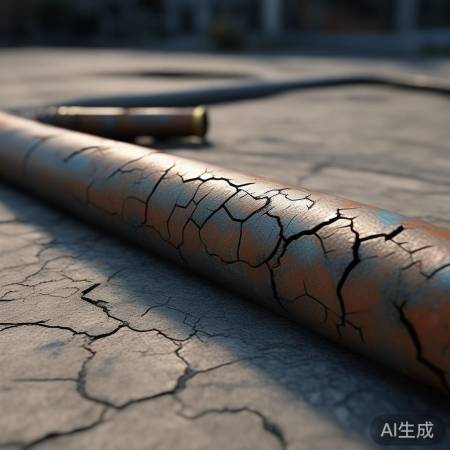 老化软管，易破裂隐患。