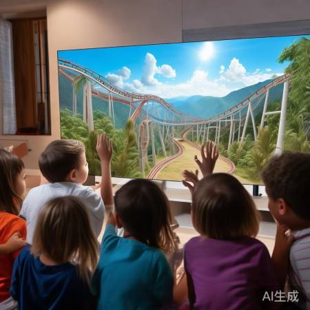 电视变玩具，惊险过山车！