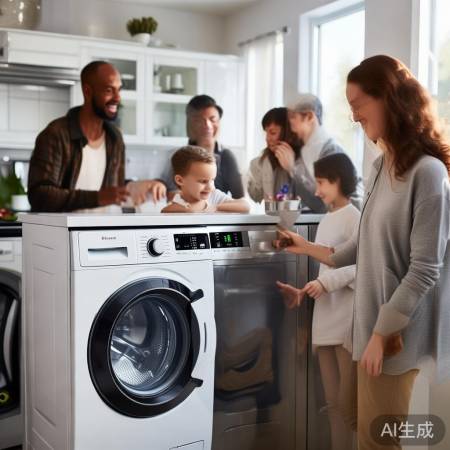 洗衣机容量选对，衣物量决定大小