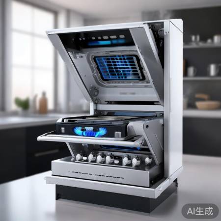 集成灶：省空间，操作简便，一家