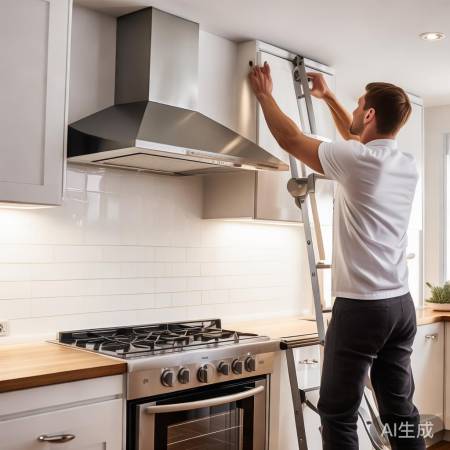 侧吸油烟机安装要点：空间充足，