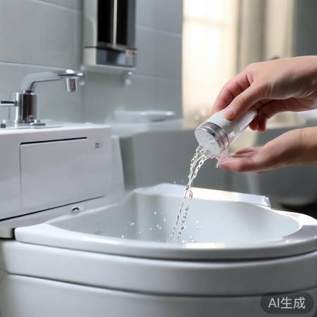 定期清滤网，马桶冲洗畅。