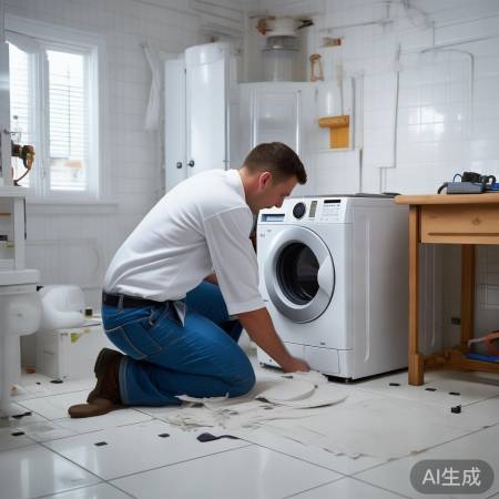 洗衣机地漏安装简单，安全为重。