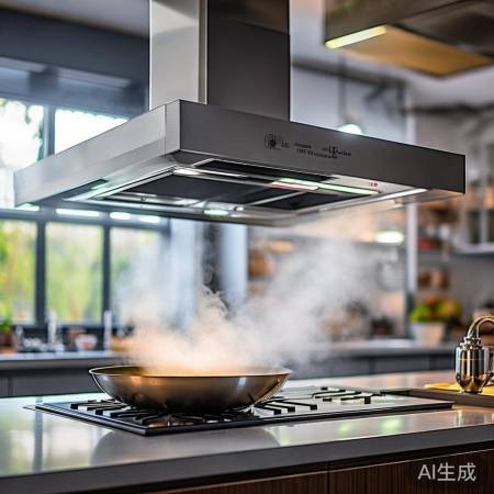 双涡轮强吸力，调节风量应对油烟