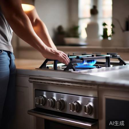 燃气安装完毕,点火成功!