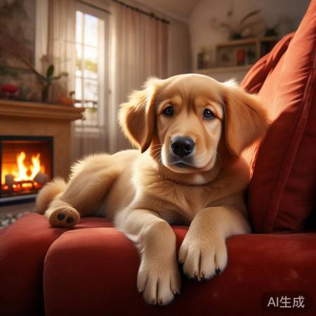 关爱陪伴，狗狗不偷食