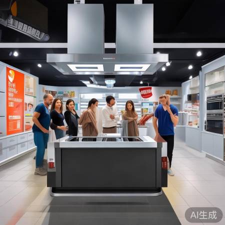 实体店购海格尔油烟机，优惠安装