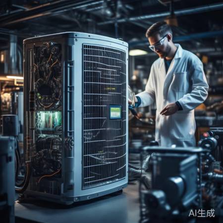 观察热泵运行，异常噪音或温度高