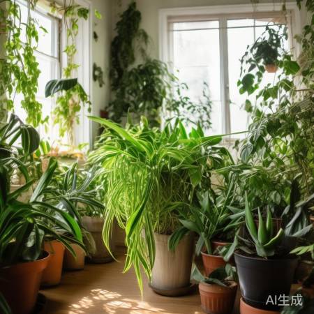 绿植净化空气,美化空间