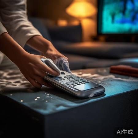 遥控清洁防汗渍，用布酒精轻擦勿