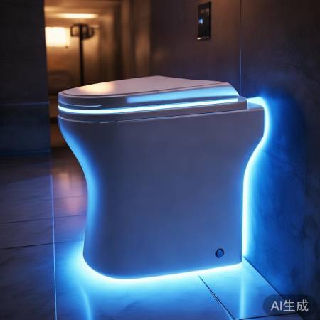 夜灯智能马桶，温暖如厕体验