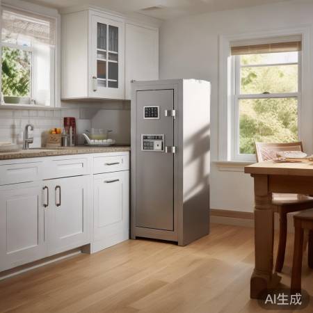 保险柜餐桌旁，方便实用更安全。