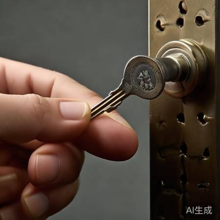 插入钥匙，对准凹槽，轻松开锁。