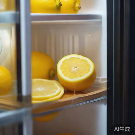 柠檬除味香冰箱