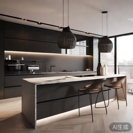 美的分体集成灶，智能清洗，省心