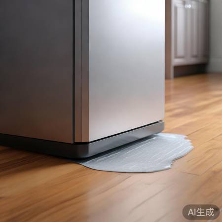 冰箱防滑垫松动,易滑倒漏水