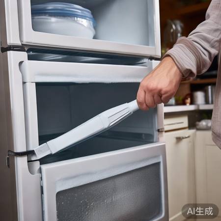 专用工具除霜，细长安全易操作