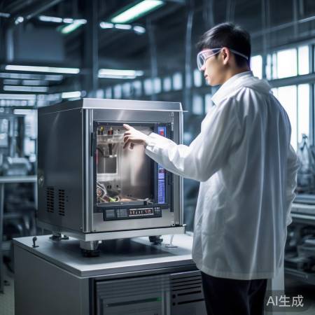 组装消毒柜,检查运行。