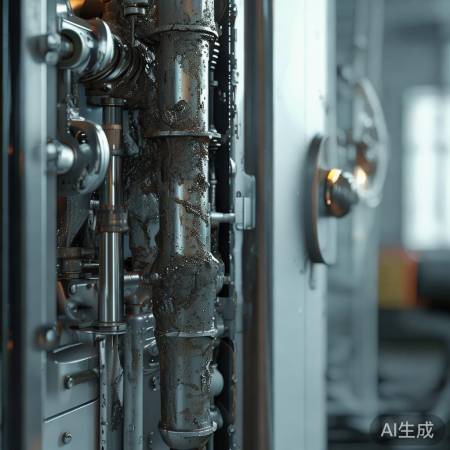 壁挂炉堵塞，杂质沉淀，水流受阻