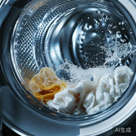 甩干桶空隙因设计，满装或摆放不