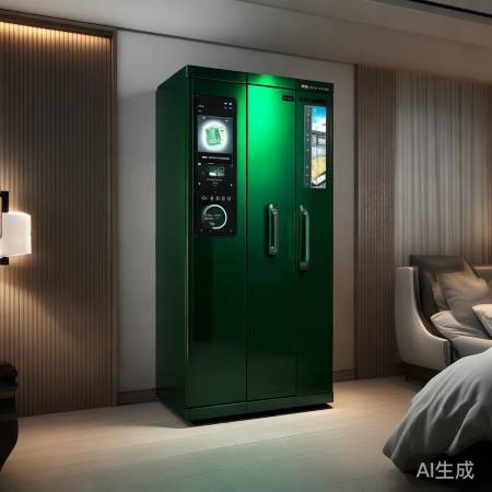智能绿色保险柜，远程监控，多重