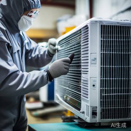 空调清洗，正规服务，晾干后用