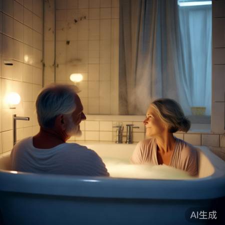 晚浴放松身心，热水促循环。