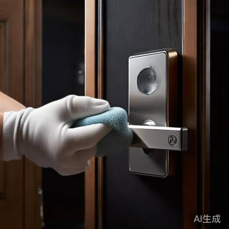 指纹锁保养,螺丝紧固防破坏