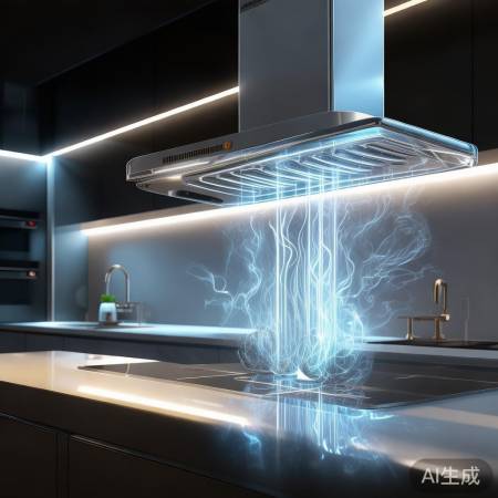 华帝油烟机净吸技术，厨房清新升