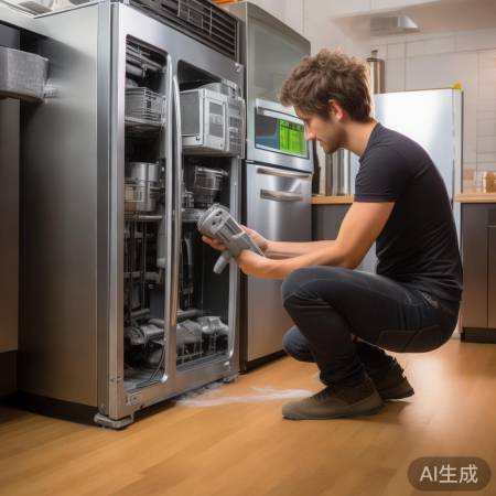 检查冰箱冷凝器，清洁保障制冷。