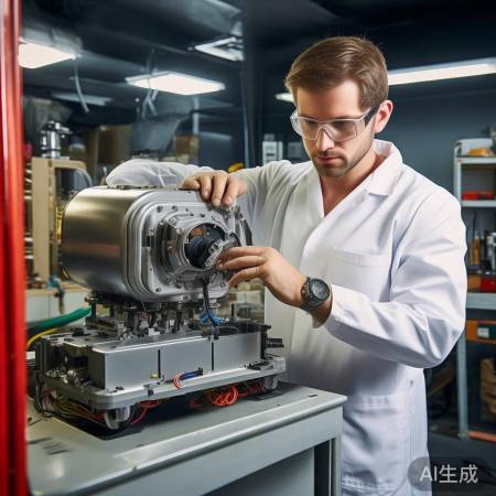 拆脉冲器，轻拿轻放防损坏