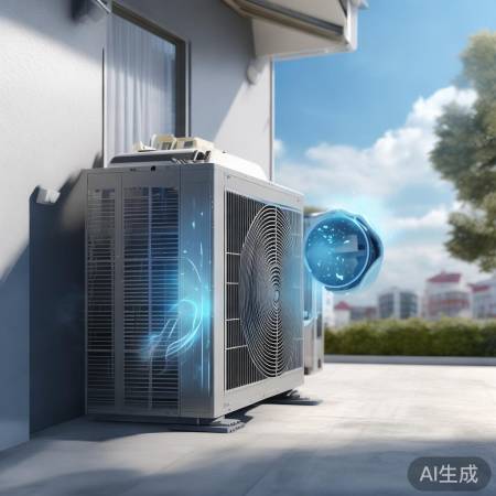 空气能热泵效率高，转化热量强。