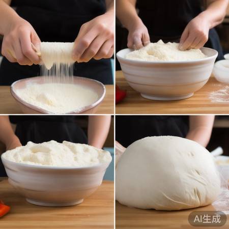 和面醒发，饼更松软