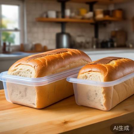 密封保鲜防干，通风处保鲜面包