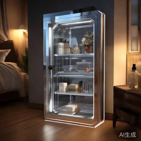 隐形床头柜，多功能安全储物。