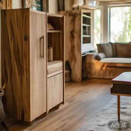 家居品牌推环保一体柜，清新自然