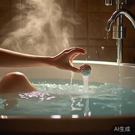 热水调节,尽享沐浴时光。