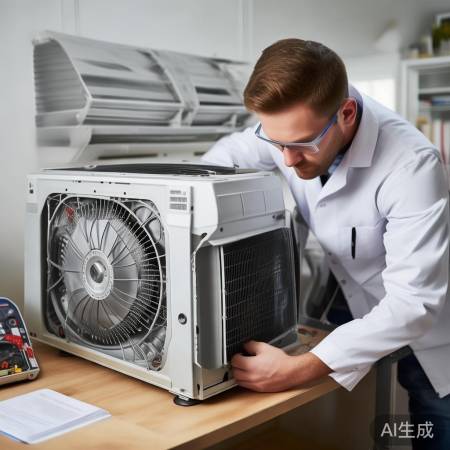 空调故障排查，注意压缩机与风扇