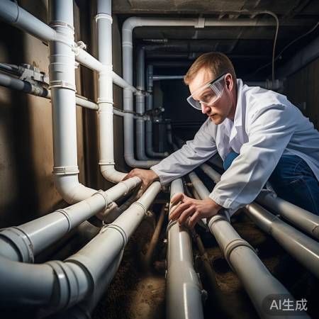检查排水管道，防堵塞调管道