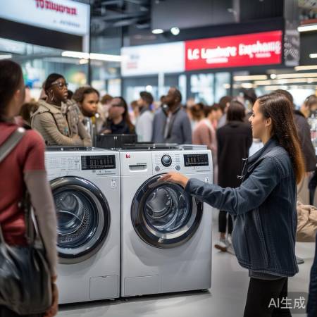 LG洗衣机以旧换新，旧机抵费享