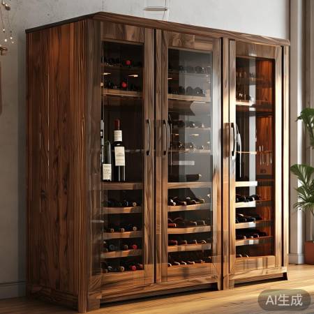 多样材质酒柜，温馨现代各不同。