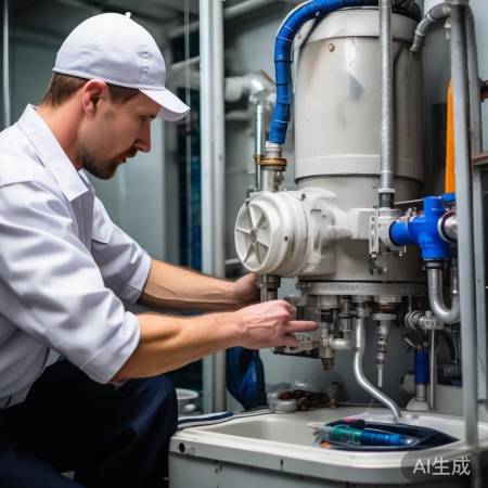 热水器水温不稳定，检查管道清洗