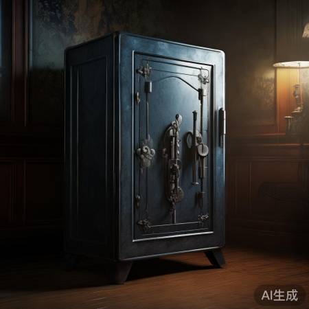 保险柜象征安全财富隐私
