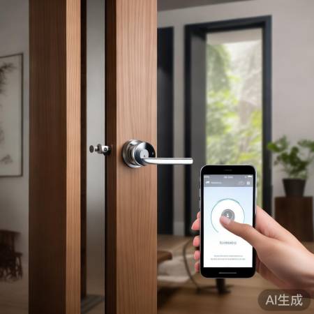 智能锁操作简便，远程控制，生活