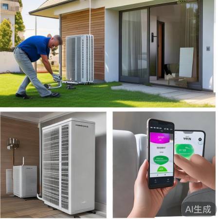 空气能K75易装易用，操作便捷