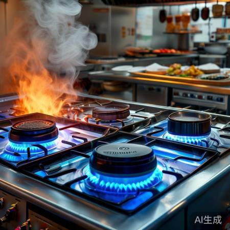 商用燃气灶，火力高效，多品牌可