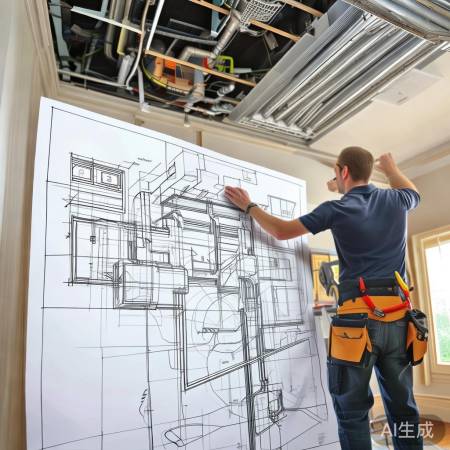 寻排水管，登高维修空调