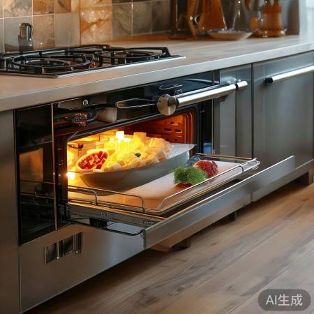 集成灶配件多,增储物,做美食更